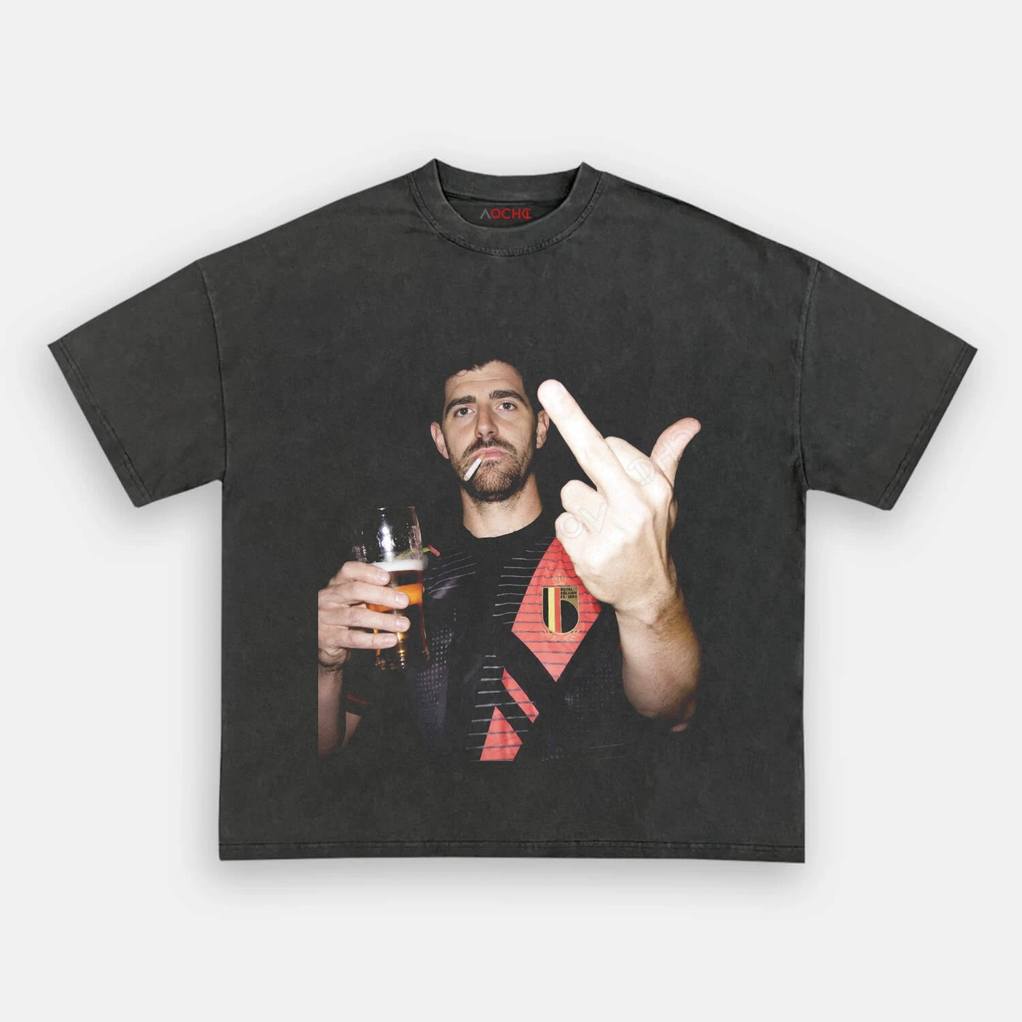 Belgium Football Team Thibaut Courtois Drunk Shirt Belgium Football Team Thibaut Courtois Drunk Shirt