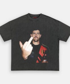 Belgium Football Team Thibaut Courtois Middle Finger Drunk Shirt