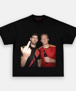 Belgium Football Team Thibaut Courtois x De Bruyne Drunk Shirt Belgium Football Team Thibaut Courtois x De Bruyne Drunk Shirt