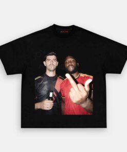 Belgium Football Team Thibaut Courtois x Lukaku Drunk Shirt Belgium Football Team Thibaut Courtois x Lukaku Drunk Shirt