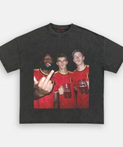 Belgium Football Team Trio Cigarettes and Glory Shirt