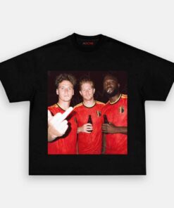 Belgium Football Team Trio Drunk Smoke Shirt