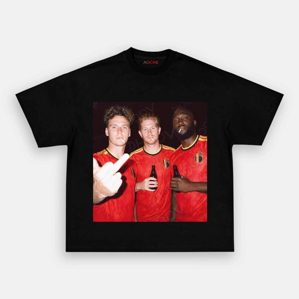 Belgium Football Team Trio Drunk Smoke Shirt Belgium Football Team Trio Drunk Smoke Shirt