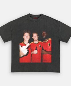 Belgium Football Team Trio Drunk Smoke Shirt