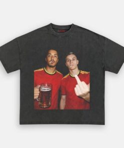 Belgium Football Team Trossard x Tielemans Drunk Smoke Shirt