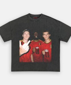 Belgium Trio Drunk Smoke Middle Finger Shirt
