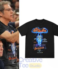 Ben Stiller Knicks Game 5 Jalen Brunson Motorcycle Shirt Ben Stiller Knicks Game 5 Jalen Brunson Motorcycle Shirt