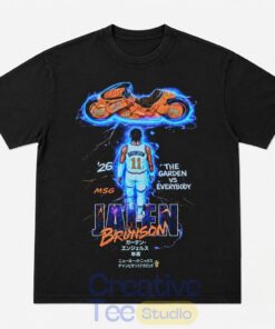 Ben Stiller Knicks Game 5 Jalen Brunson Motorcycle Shirt