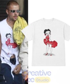Justin Bieber Betty Boop Marilyn Monroe Shirt In Los Angeles 2026