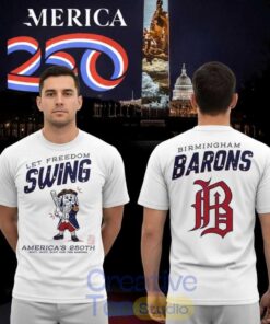 Birmingham Barons 2026 250th Anniversary of America’s Shirt