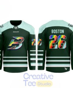 Boston Fleet Pride Month 2026 PWHL Game Custom Hockey Jersey