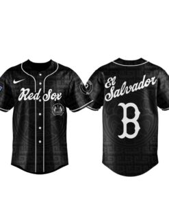 Boston Red Sox El Salvadoran Heritage Night 2026 Black Jersey