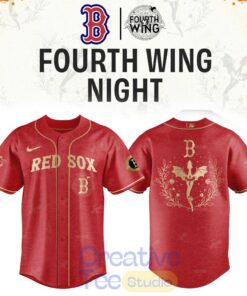 Boston Red Sox Fourth Wings Night 2026 Limited Baseball Jersey