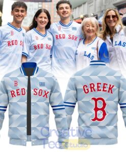 Boston Red Sox Greek American Celebration Night 2026 Special Baseball Jacket