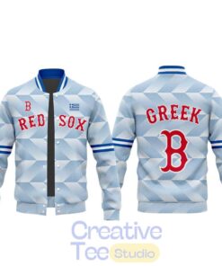 Boston Red Sox Greek American Celebration Night 2026 Special Baseball Jacket