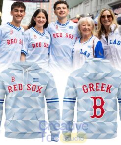 Boston Red Sox Greek American Celebration Night 2026 Special Hoodie