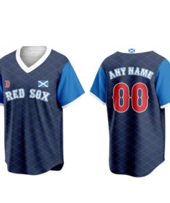 Boston Red Sox Scottish Celebration 2026 Custom Baseball Jersey