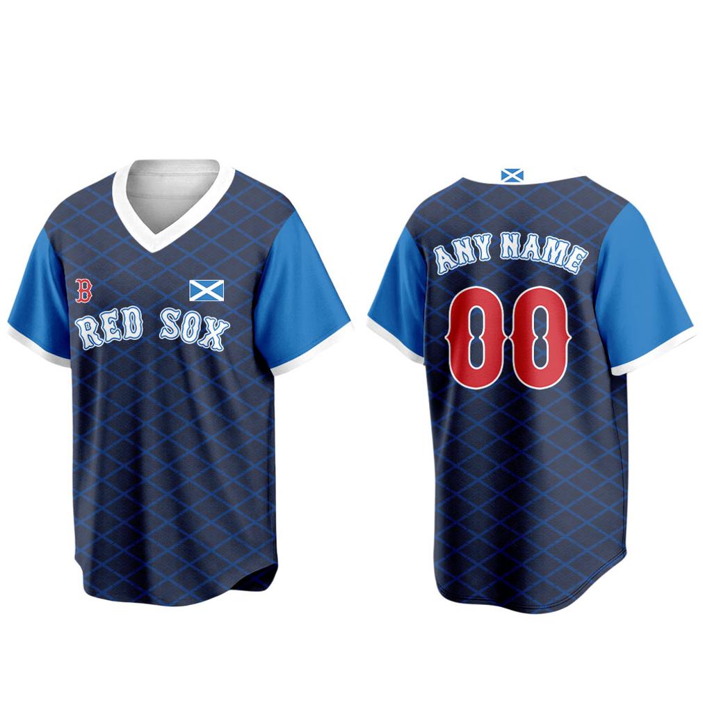 Boston Red Sox Scottish Celebration 2026 Custom Baseball Jersey Boston Red Sox Scottish Celebration 2026 Custom Baseball Jersey