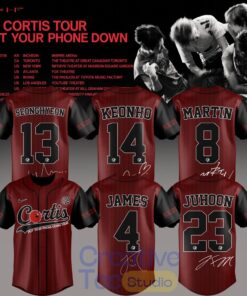 CORTIS Put Your Phone Down Tour 2026 Baseball Jersey
