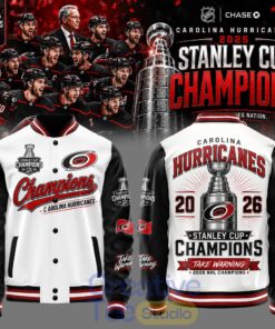 Carolina Hurricanes 2026 STANLEY CUP Champions Limited Edition Baseball Jacket