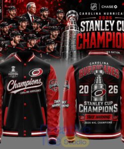 Carolina Hurricanes 2026 STANLEY CUP Champions Limited Edition Baseball Jacket