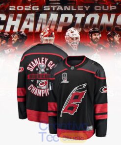 Carolina Hurricanes 2026 Stanley Cup Champions Black Edition Hockey Jersey