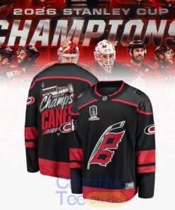 Carolina Hurricanes 2026 Stanley Cup Champions Black Edition Hockey Jersey