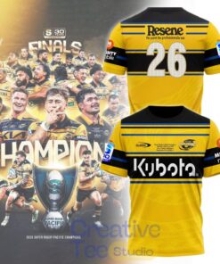 Carolina Hurricanes 2026 Super Rugby Pacific Champions T-Shirt