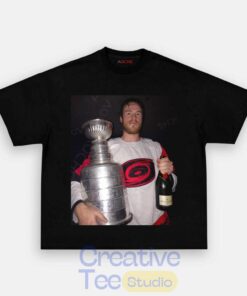 Carolina Hurricanes Alex Smith 37 Champion Graphic Shirt
