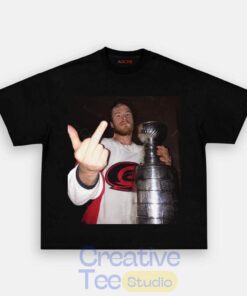 Carolina Hurricanes Alex Smith 37 Champion Graphic T-Shirt