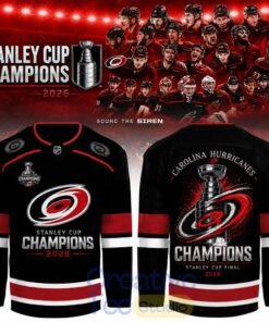 Carolina Hurricanes 2026 Stanley Cup Champions Hockey Jersey