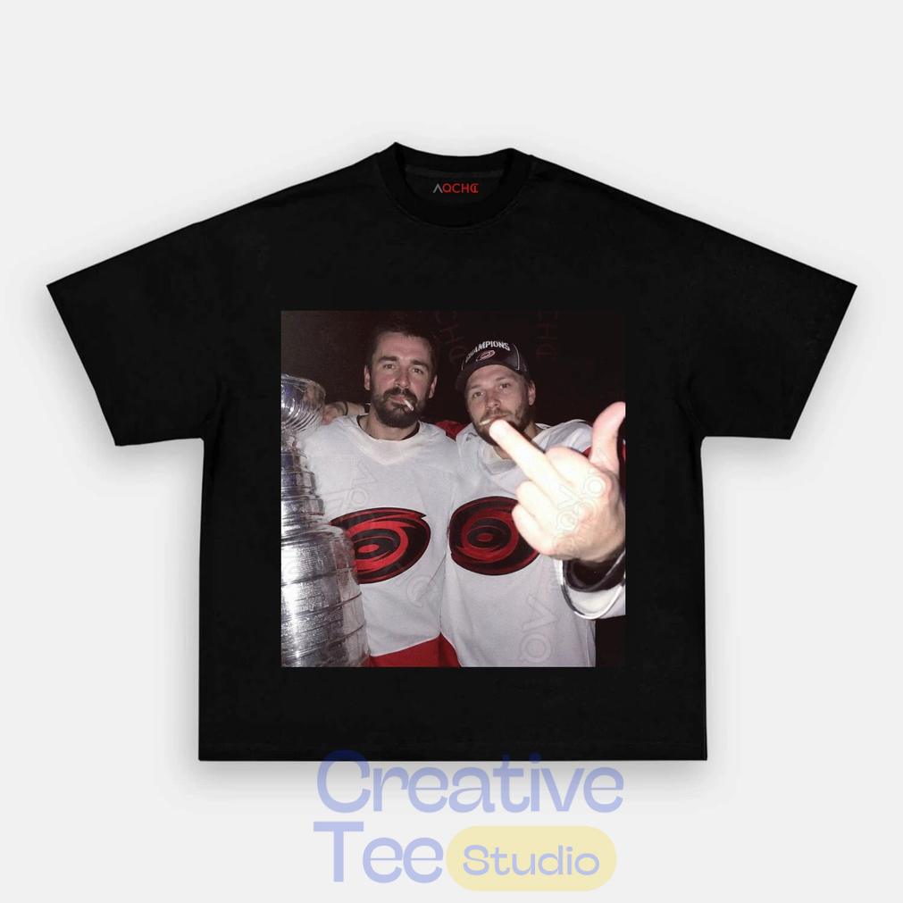 Carolina Hurricanes Hockey Fan Middle T-Shirt Carolina Hurricanes Hockey Fan Middle T-Shirt