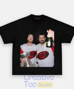 Carolina Hurricanes Hockey Graphic Drunk T-Shirt