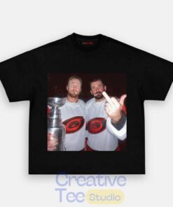 Carolina Hurricanes Hockey Graphic Middle Finger T-Shirt