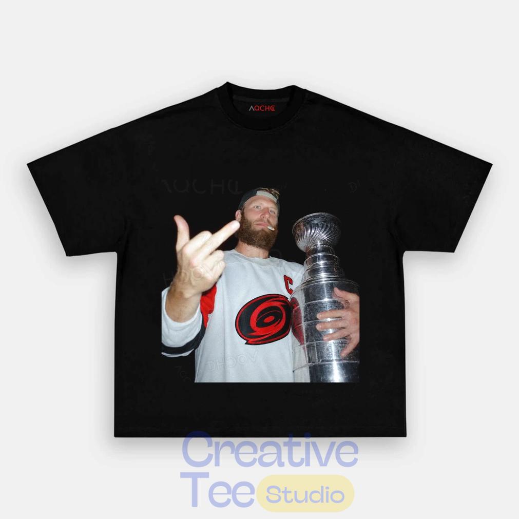 Carolina Hurricanes John Scott 11 Champion Middle Finger T-Shirt Carolina Hurricanes John Scott 11 Champion Middle Finger T-Shirt