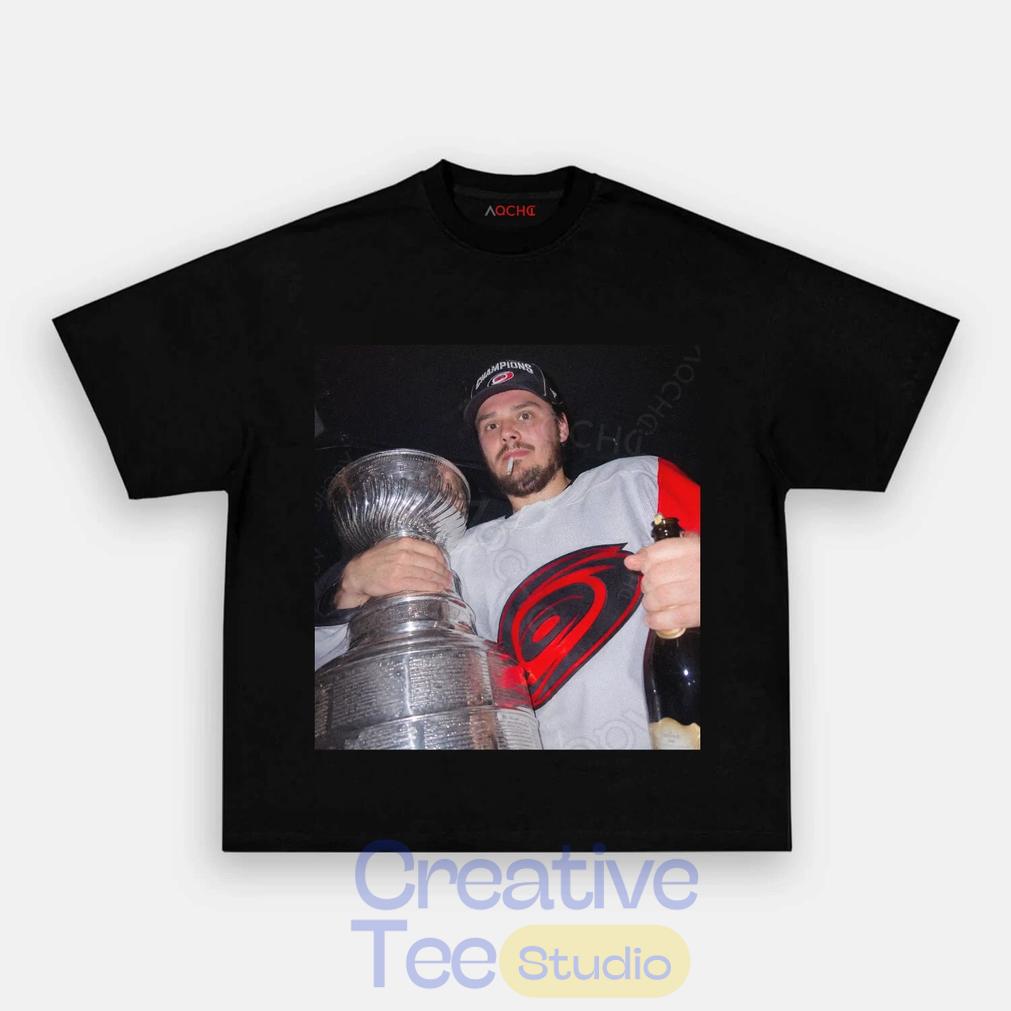 Carolina Hurricanes Sam Adams 20 Champion Graphic T-Shirt Carolina Hurricanes Sam Adams 20 Champion Graphic T-Shirt