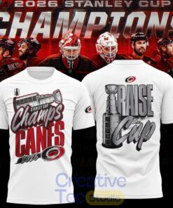 Carolina Hurricanes Stanley Cup Champions 2026 Limited Edition 3D T-Shirt