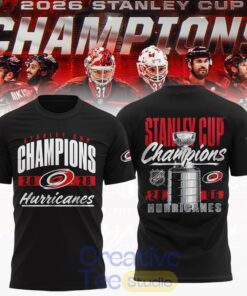 Carolina Hurricanes Stanley Cup Champions 2026 Limited Edition 3D T-Shirt