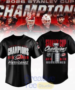 Carolina Hurricanes Stanley Cup Champions 2026 Limited Edition Baseball Jersey