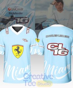 Charles Leclerc 16 Miami GP 2026 Special Football Jersey