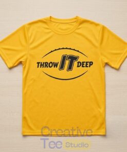 Charlie Kirk Throw It Deep T-Shirt