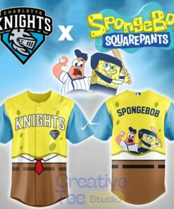 Charlotte Knights x SpongeBob Squarepants Night Custom Jersey