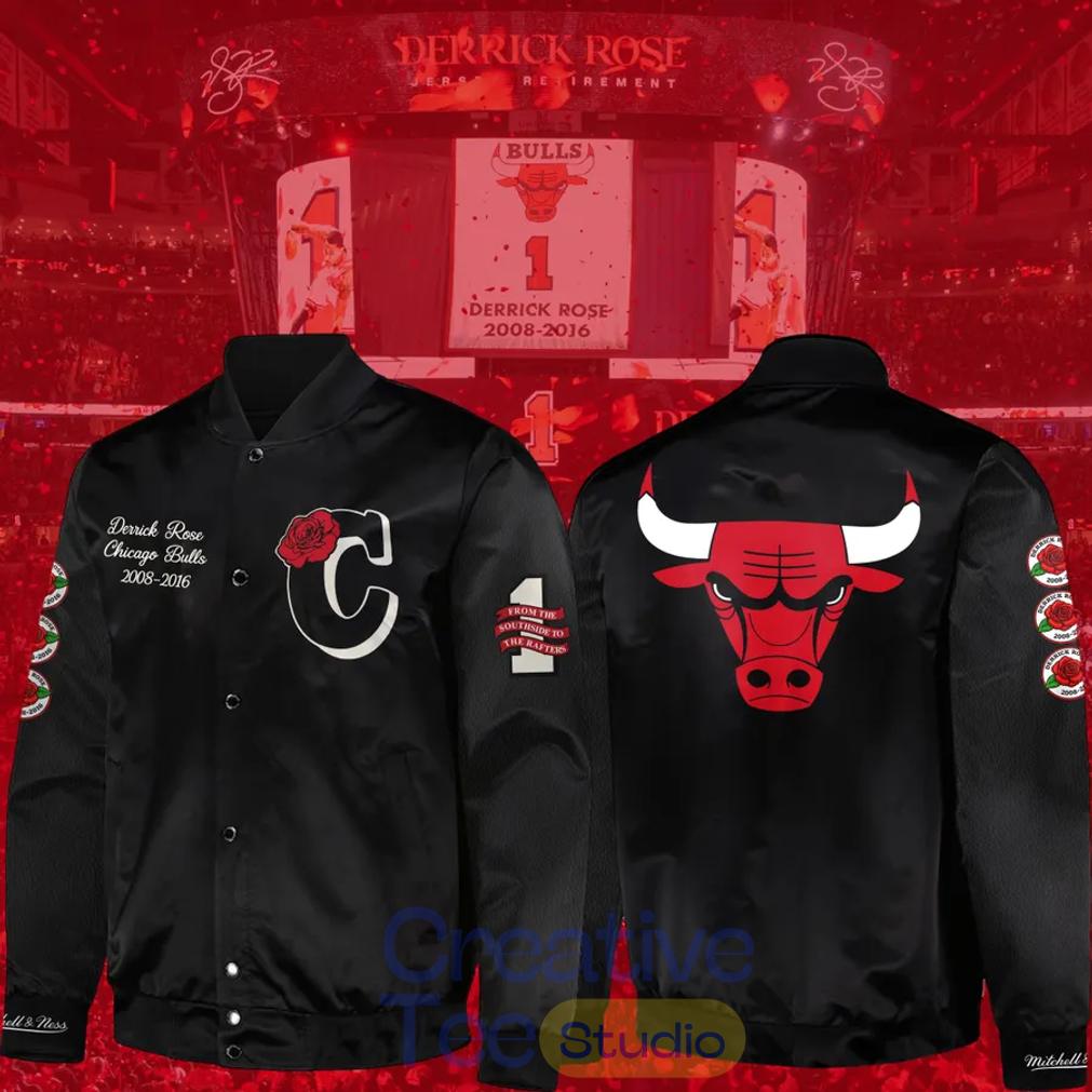 Chicago Bulls x Legend Derrick Rose Bomber Jacket Chicago Bulls x Legend Derrick Rose Bomber Jacket