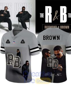 Chris Brown R&B Tour Special Football Jersey