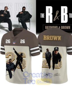 Chris Brown R&B Tour Special Football Jersey