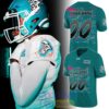 Coastal Carolina Chanticleers Worn Airbrush Custom Football Jersey – Green