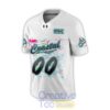 Coastal Carolina Chanticleers Worn Airbrush Custom Football Jersey White 2 PfgqW.jpg