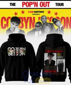 Corbyn Besson x Soulidified The Pop’n Out Tour 2026 Midnight Bloom Letter Hoodie