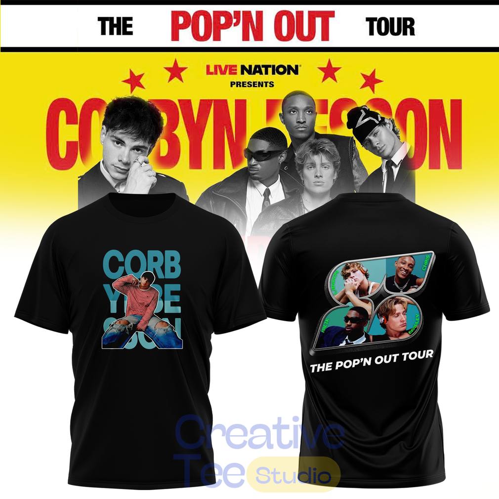 Corbyn Besson x Soulidified The Pop'n Out Tour 2026 Shirt Corbyn Besson x Soulidified The Pop'n Out Tour 2026 Shirt