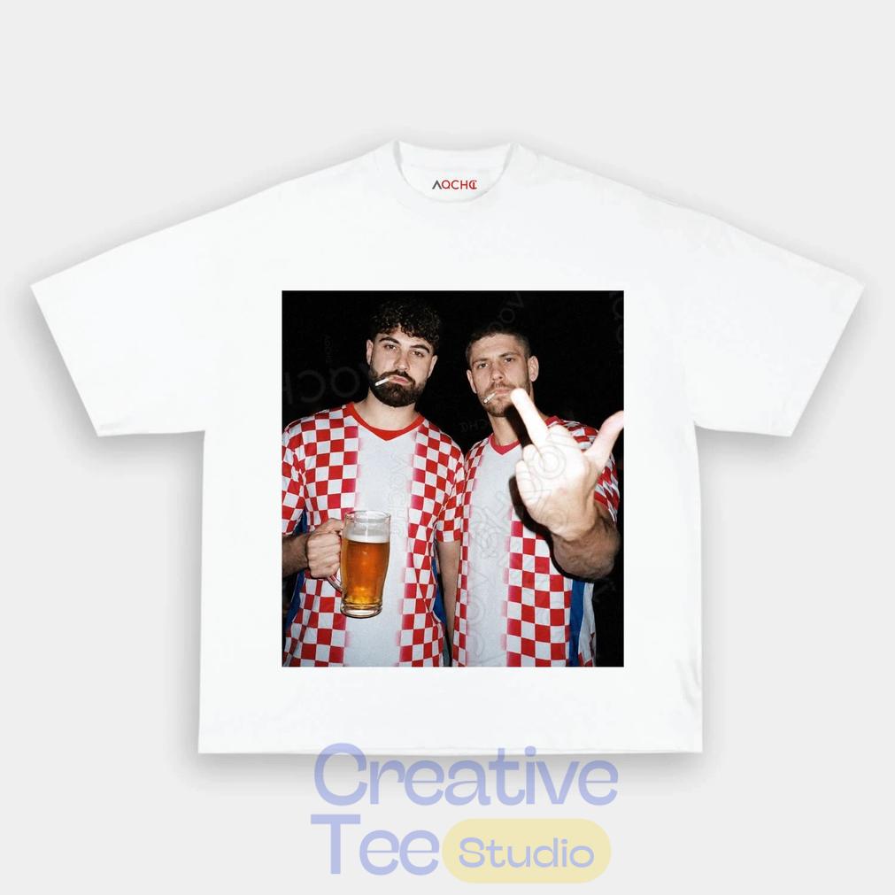 Croatia Drunk Era Black T-Shirt Croatia Drunk Era Black T-Shirt